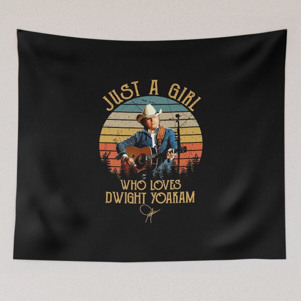 Item preview, Just A Girl Who Loves Dwight Yoakam Retro  designed and sold by eKemmerich.