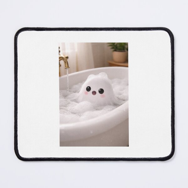 Item preview, Adorable Ghost Taking Bubble Bath designed and sold by DarkRivae.
