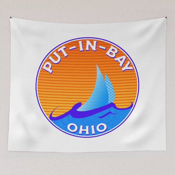 Item preview, Put - In - Bay Ohio Lake Erie Middle Bass Island Sailing Boating Great Lakes designed and sold by DESTINATIONS DECAL.