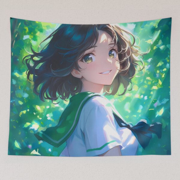Item preview, Yukari Akiyama Girls Und Panzer Forest Glow designed and sold by earlobejerk.