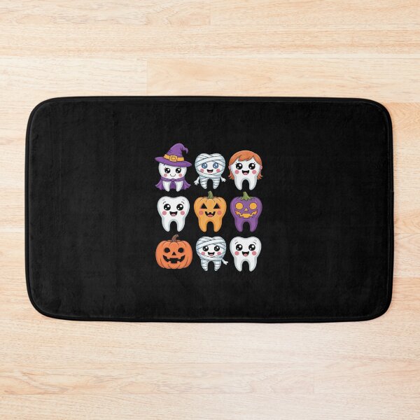 Item preview, Lindos personajes de Halloween con forma de diente, disfraz de dentista designed and sold by Rrettgison.
