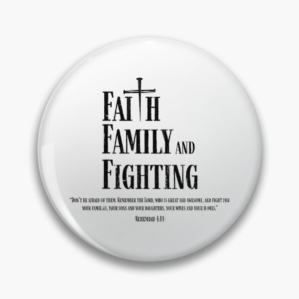 Item preview, Faith Family And Fighting designed and sold by Home-Crea-Abode.