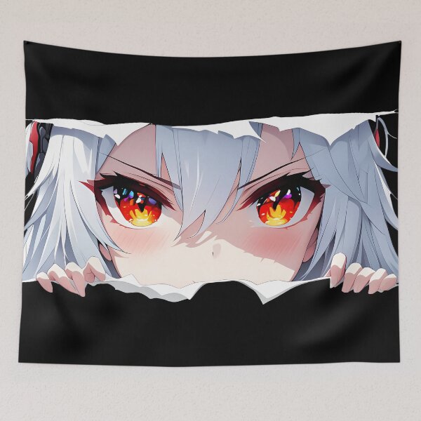 Item preview, Taihou Azur Lane Ripped Paper Peeking Eyes Closeup designed and sold by PMartistStudio.