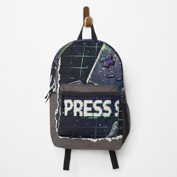 Item preview, Retro Gamer Press Start 90s Synthwave Glitch designed and sold by IvoryArtDesign.