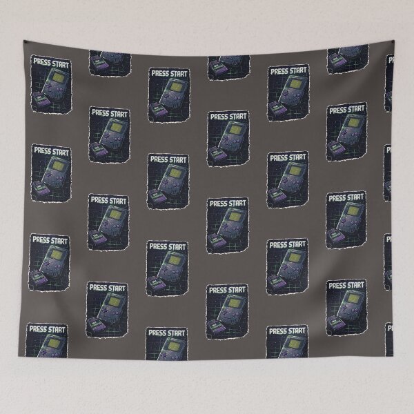 Item preview, Retro Gamer Press Start 90s Synthwave Glitch designed and sold by IvoryArtDesign.