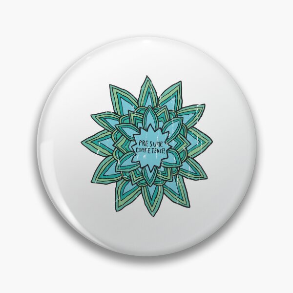 Item preview, Presume Competence Blue And Green On designed and sold by Home-Crea-Abode.