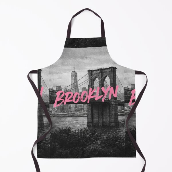 Item preview, Brooklyn NYC Pink Brush Typography designed and sold by Quiet Sun.