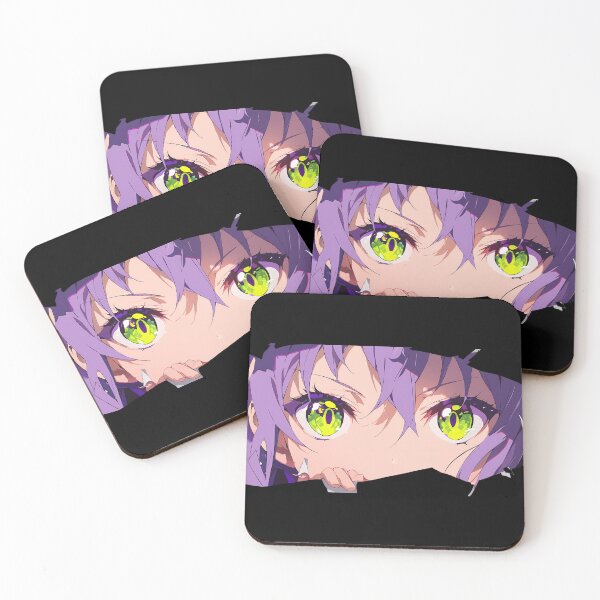 Item preview, Hiiragi Shinoa Seraph Of The End Neon Eyes Torn Paper Peek designed and sold by PMartistStudio.