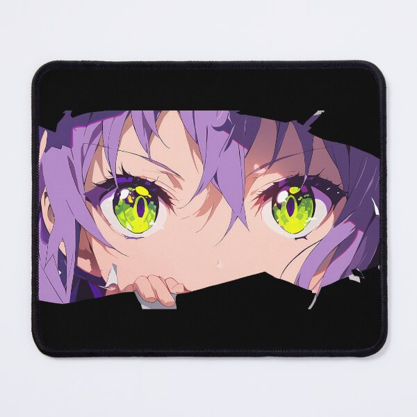 Item preview, Hiiragi Shinoa Seraph Of The End Neon Eyes Torn Paper Peek designed and sold by PMartistStudio.