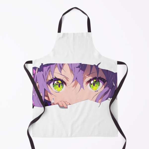 Item preview, Hiiragi Shinoa Seraph Of The End Neon Eyes Torn Paper Peek designed and sold by PMartistStudio.