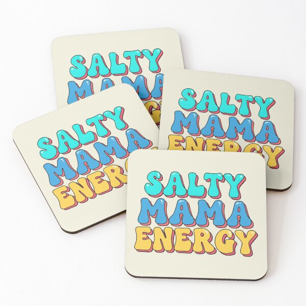 Item preview, Salty Mama Energy – Bold Beach Mom Typography Design designed and sold by Sea Gem.