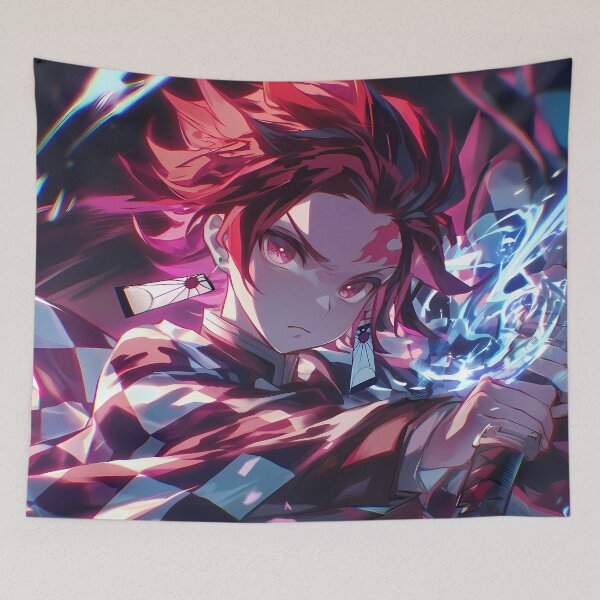 Item preview, Tanjiro Kamado Demon Slayer Neon Focus Aura designed and sold by earlobejerk.