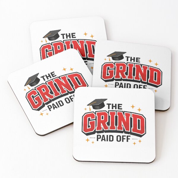 Item preview, The Grind Paid Off Graduation T-Shirt designed and sold by FestivityFinds.