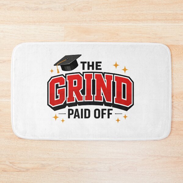 Item preview, The Grind Paid Off Graduation T-Shirt designed and sold by FestivityFinds.
