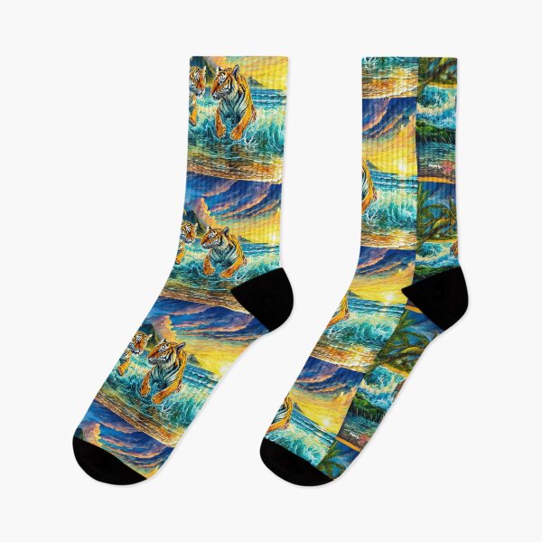 Item preview, Tigers in Waves #4 Design by rich AMeN Gill designed and sold by RichAMeNGill.