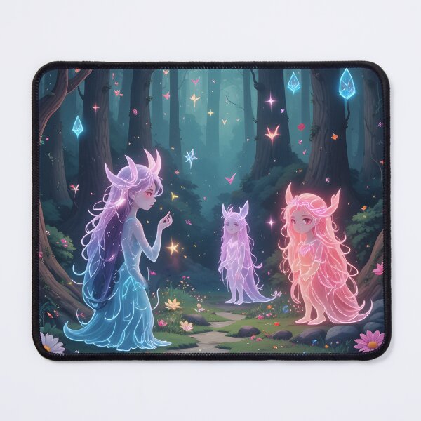 Item preview, Enchanted Forest Spirits - Magical Cottagecore Fantasy Ethereal Woodland Fairy Art designed and sold by Amplify-n-Co.