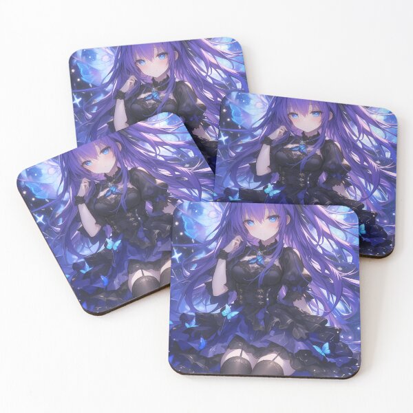 Item preview, Tohka Yatogami Date A Live Purple Hair Butterflies Night Sky designed and sold by earlobejerk.