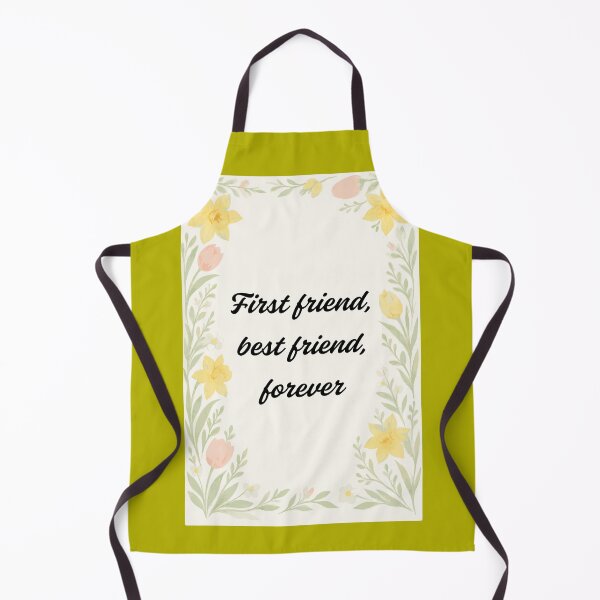 Item preview, First Friend Best Friend Forever Aesthetic Mother Quote designed and sold by Akira Design Store.