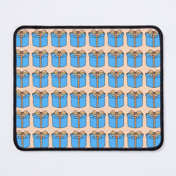Item preview, Blue Round Gift Box with Striped Ribbon designed and sold by ubborn.