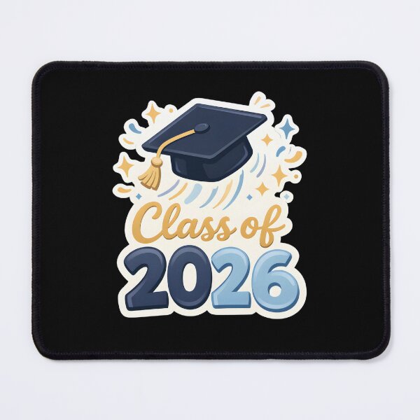 Item preview, Class of 2026 Graduation Cap Sticker with Confetti Celebration Design designed and sold by FestivityFinds.
