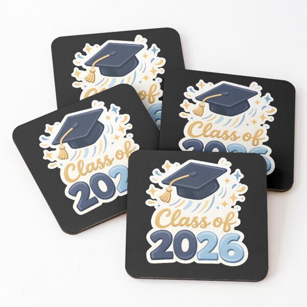 Item preview, Class of 2026 Graduation Cap Sticker with Confetti Celebration Design designed and sold by FestivityFinds.