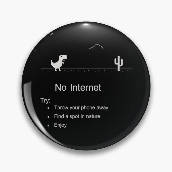 Item preview, Chronically Offline No Internet designed and sold by goombi-creative.