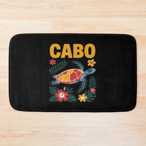 Item preview, Cabo San Lucas Mexico Vacation Sea Turtle Floral designed and sold by RobertLeibowitz.