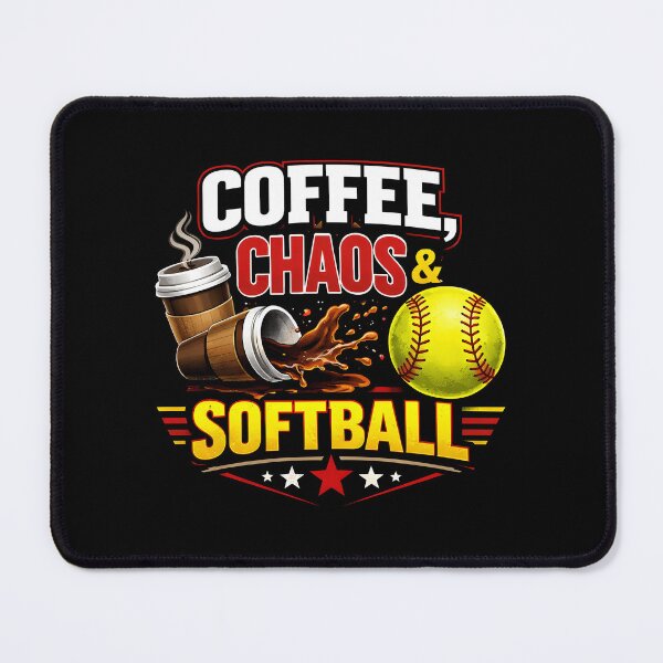 Item preview, Coffee Chaos and Softball designed and sold by JODYSMORGAN.