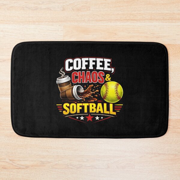 Item preview, Coffee Chaos and Softball designed and sold by JODYSMORGAN.