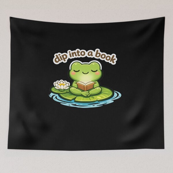 Item preview, Dip Into a Book Frog designed and sold by HUTEND.