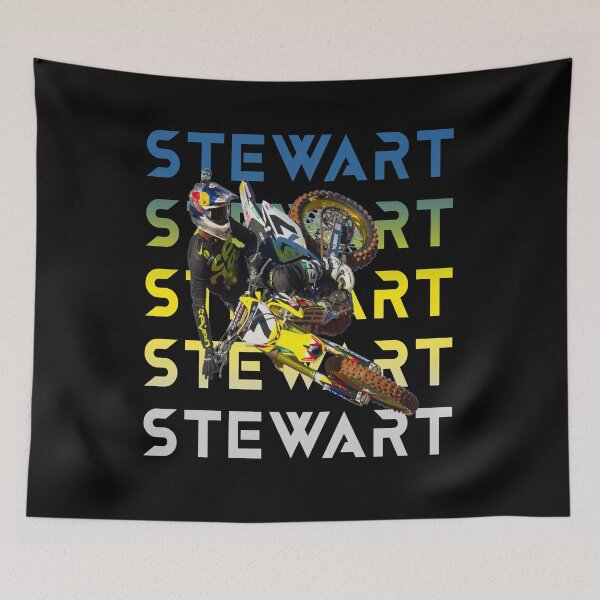 Item preview, Stewart Motocross Whip Action Rider Tee designed and sold by FroggyBaBoy.