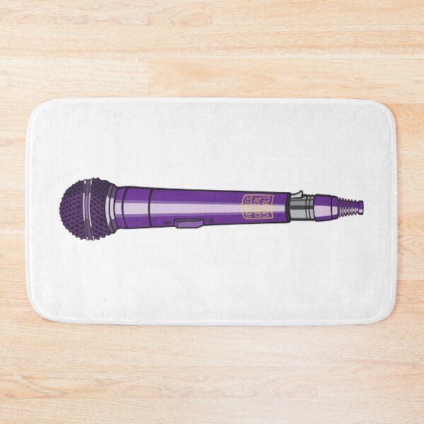 Item preview, Retro Microphone Hip Hop Graphic Tee (Purple Haze Colorway) – Old School MC Rap Culture Streetwear T-Shirt designed and sold by analogdigitalvz.