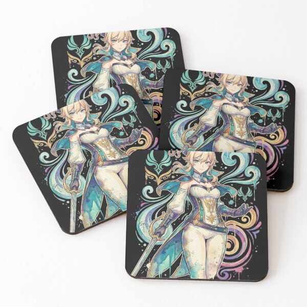 Item preview, Genshin Impact Jean Gunnhildr Blonde Hair Grey Eyes Portrait designed and sold by Senpaiwaves.