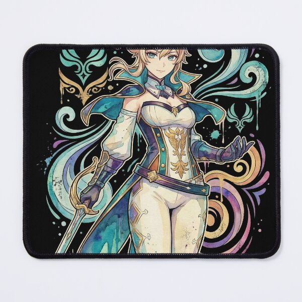 Item preview, Genshin Impact Jean Gunnhildr Blonde Hair Grey Eyes Portrait designed and sold by Senpaiwaves.