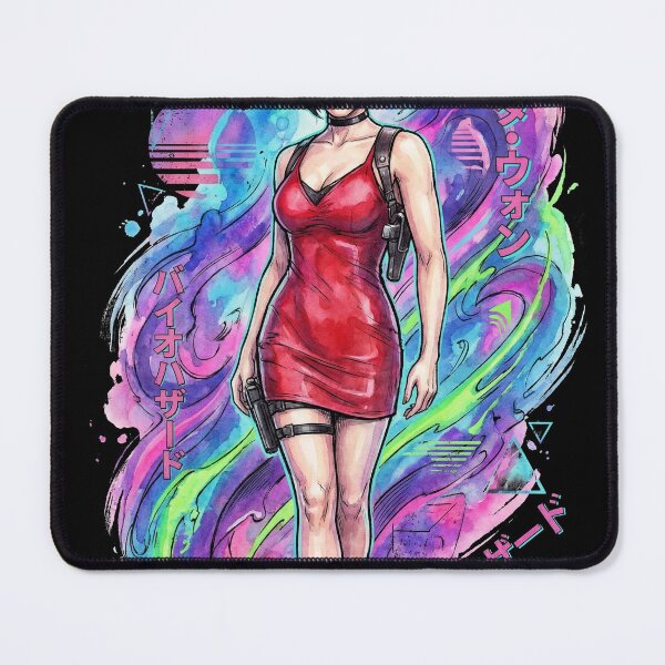 Item preview, Resident Evil Ada Wong Red Vaporwave Grapple Escape Icon designed and sold by Senpaiwaves.