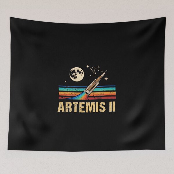 Item preview, Artemis II Moon Mission 2026 Retro designed and sold by JaquelinDach.