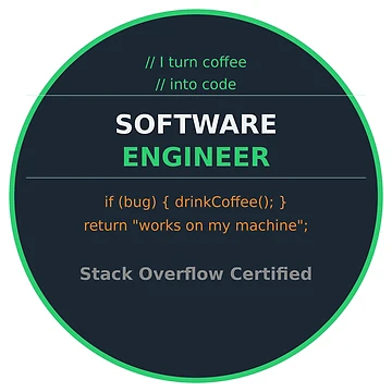 Artwork thumbnail, Software Engineer Sticker by LukeWCreates201