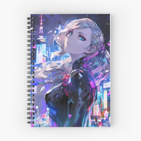 Item preview, Justine Caroline Persona 5 Neon City Night Rain designed and sold by earlobejerk.