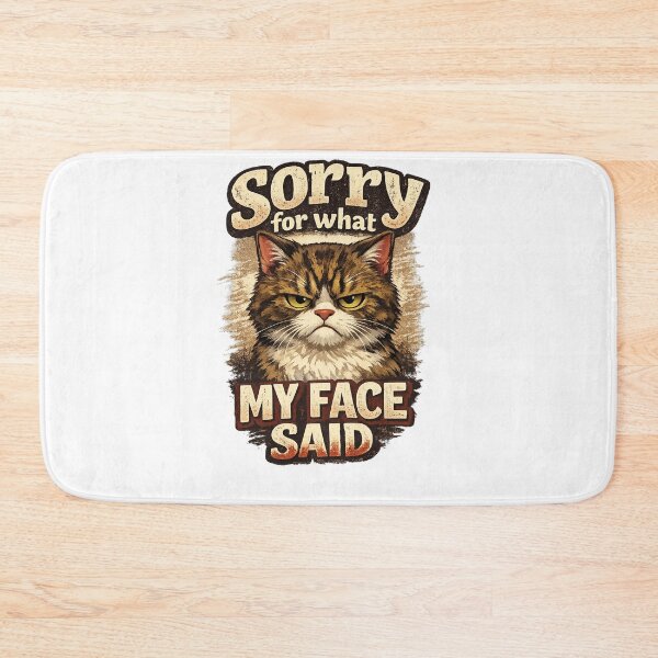 Item preview, Grumpy Faced Kitty designed and sold by 2 Left Hands.