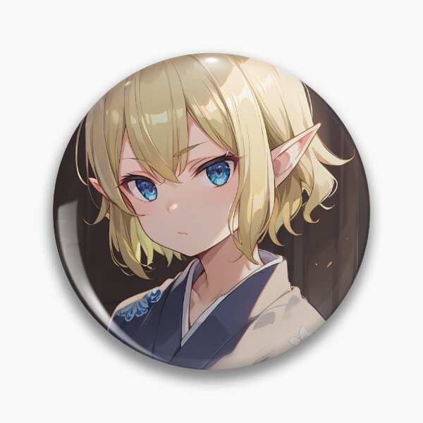 Item preview, Ryuu Lion Danmachi Anime Girl Fantasy Elf Kimono Japan Calm Pastel designed and sold by Spraykart.