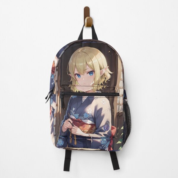 Item preview, Ryuu Lion Danmachi Anime Girl Fantasy Elf Kimono Japan Calm Pastel designed and sold by Spraykart.