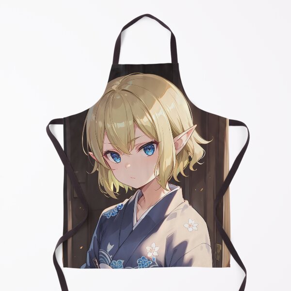 Item preview, Ryuu Lion Danmachi Anime Girl Fantasy Elf Kimono Japan Calm Pastel designed and sold by Spraykart.