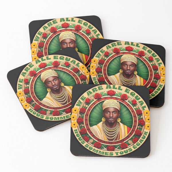 Item preview, We Are All Equal - Nous Sommes Tous Egaux African Potrait Art designed and sold by thelivingrp.