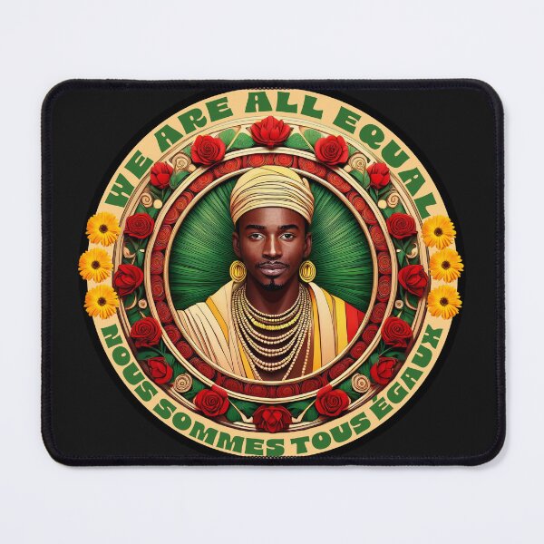 Item preview, We Are All Equal - Nous Sommes Tous Egaux African Potrait Art designed and sold by thelivingrp.