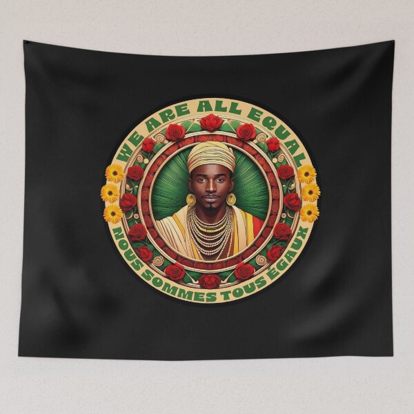 Item preview, We Are All Equal - Nous Sommes Tous Egaux African Potrait Art designed and sold by thelivingrp.