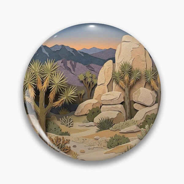 Item preview, Joshua Tree National Park California  Layered Paper Art Diorama designed and sold by TackyTime.