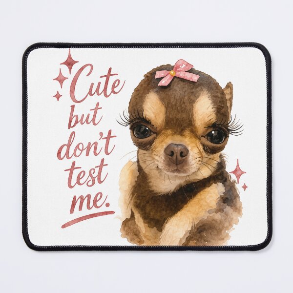 Item preview, Cute but don´t test me designed and sold by Elirambr.