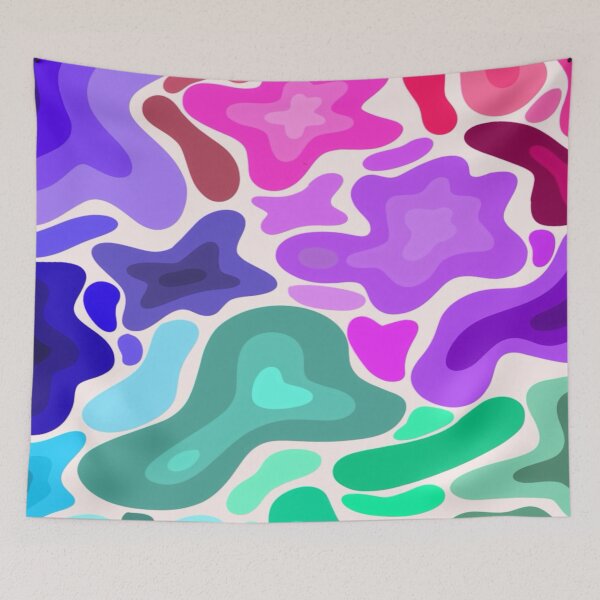 Item preview, Abstract Neon Topography designed and sold by bellasshopxo.