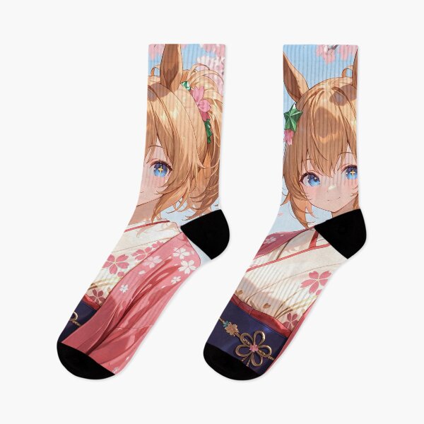 Item preview, Taiki Shuttle Uma Musume Pretty Derby Pink Kimono Blue Sky Sakura designed and sold by Spraykart.