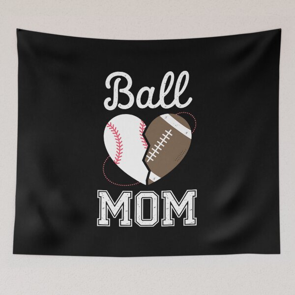 Item preview, Ball Mom Baseball Football Lover Fan Happy Mothers Day Women designed and sold by RonnasJackson.